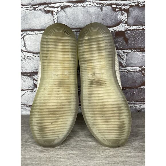 Massimo Dutti White Leather Snake Skin Embossed Trainers Shoes Women Sz 39EU/8.5 - Picture 8 of 16